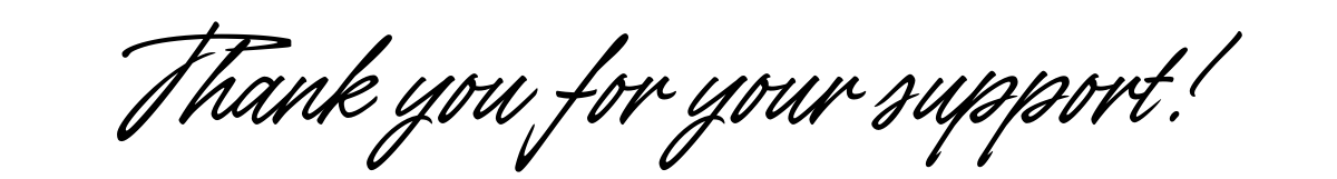 thank you! Ietters